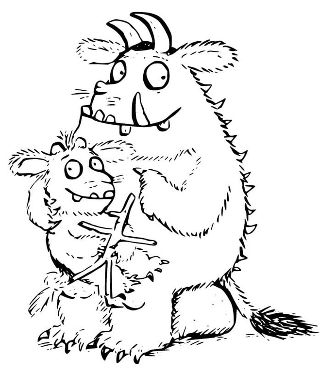 Grüffelo zum Ausdrucken für Kinder