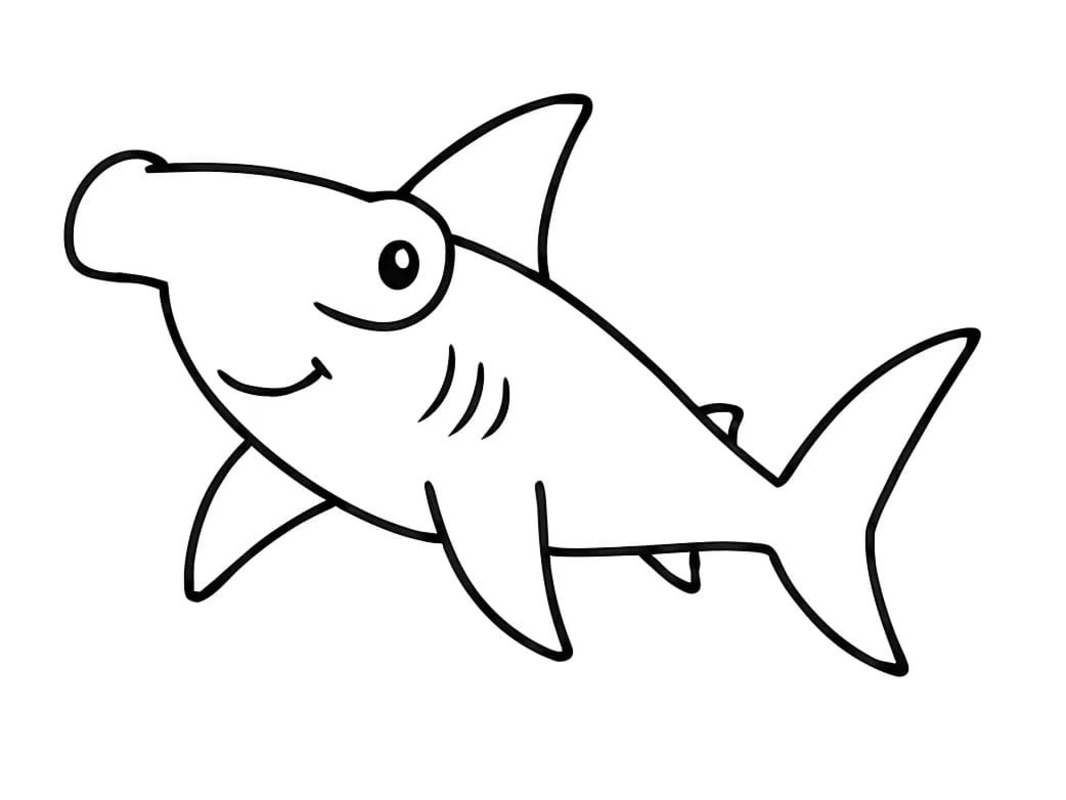 Hammerhai kostenlos druckbare für Kinder