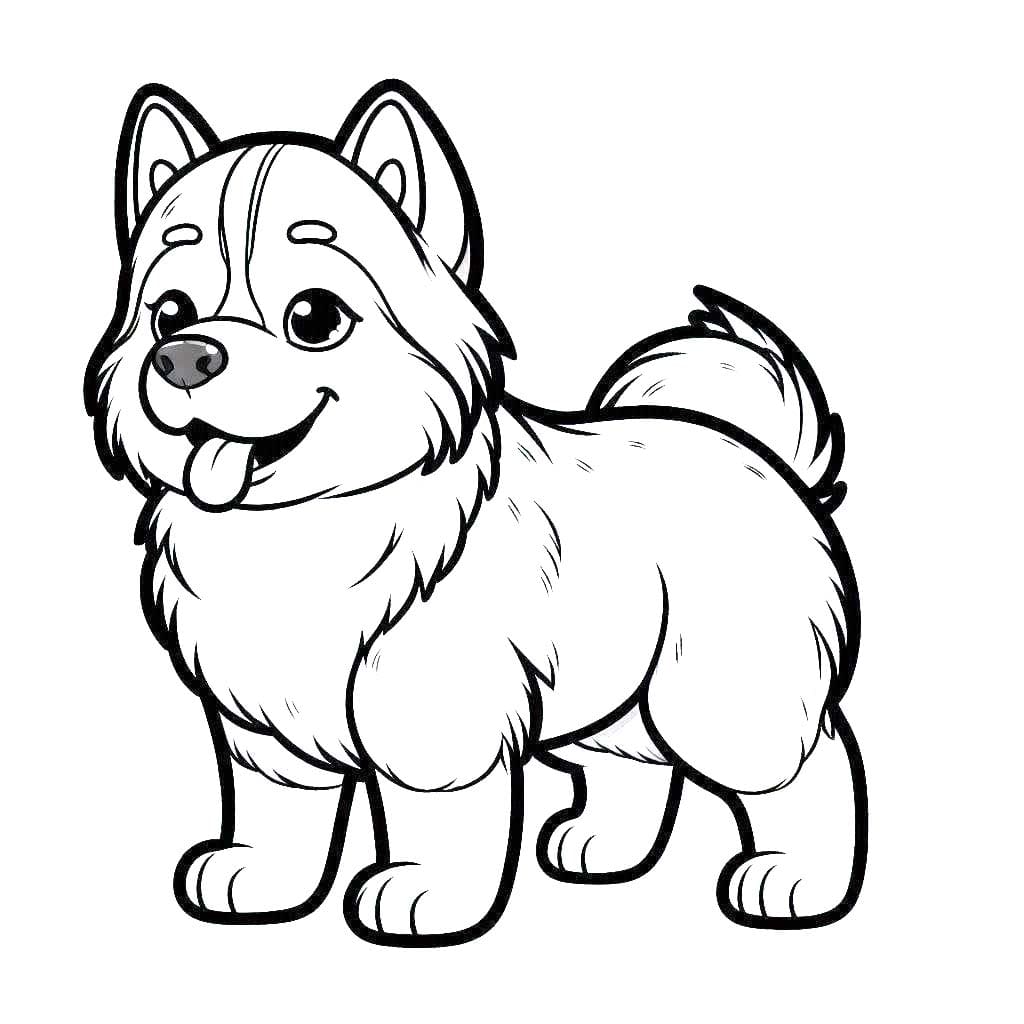 Husky druckbare für Kinder