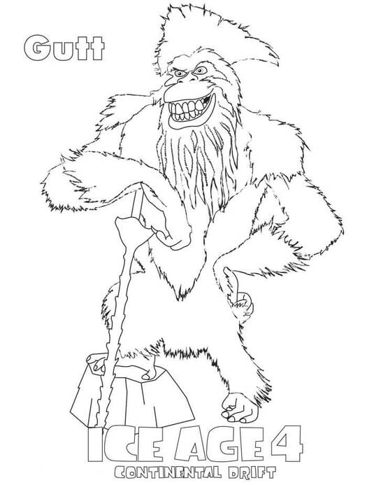 Ice Age druckbare für Kinder