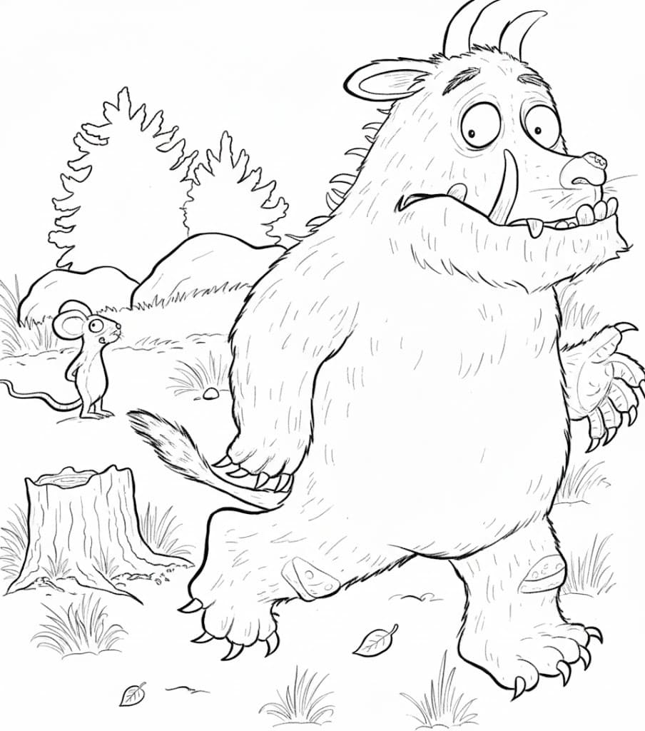 Kostenlos druckbare Grüffelo