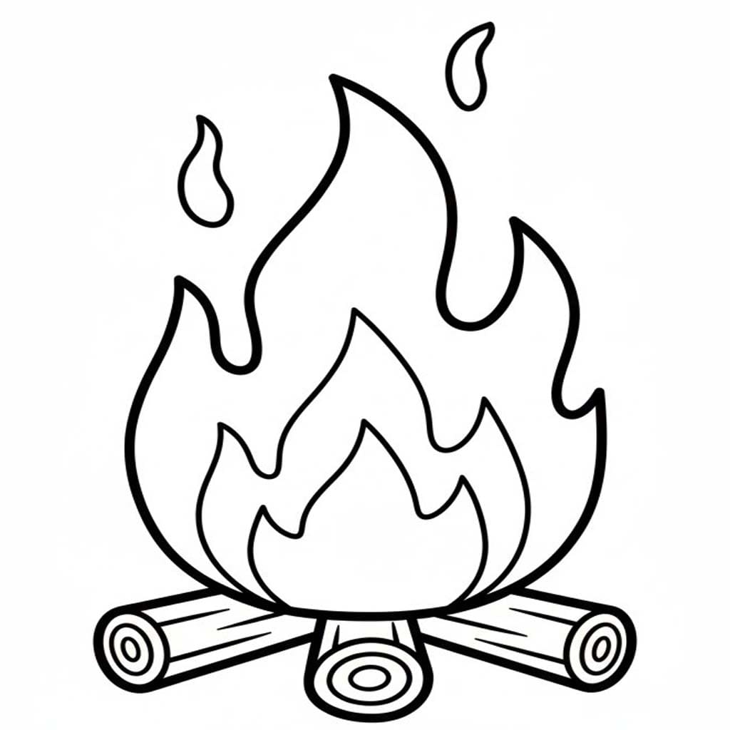 Kostenlos druckbare Lagerfeuer