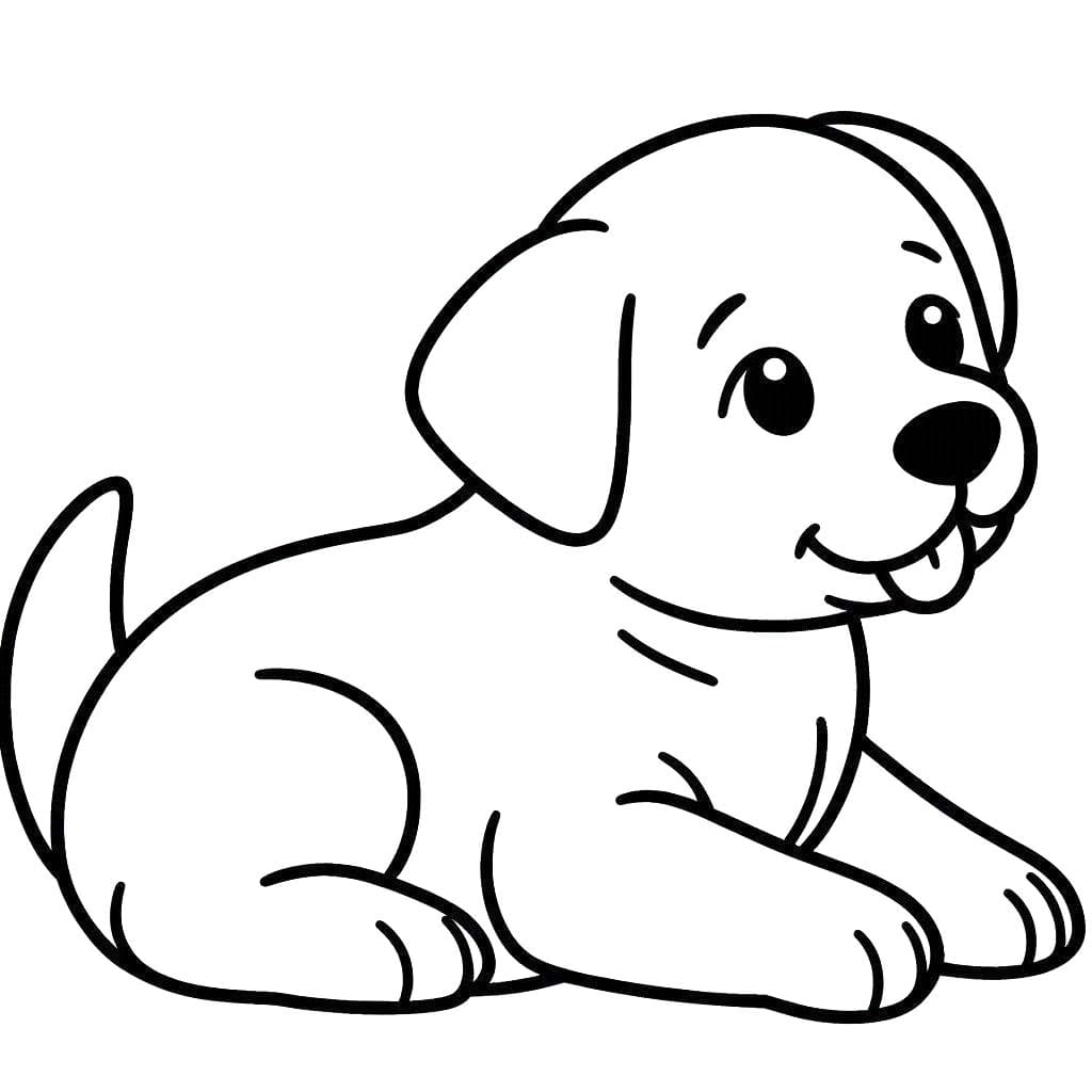 Labrador zum Ausdrucken