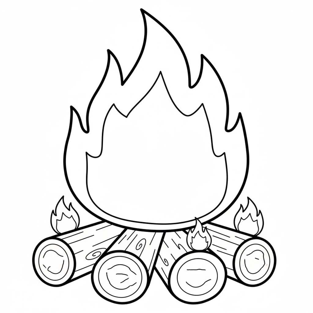 Lagerfeuer druckbare