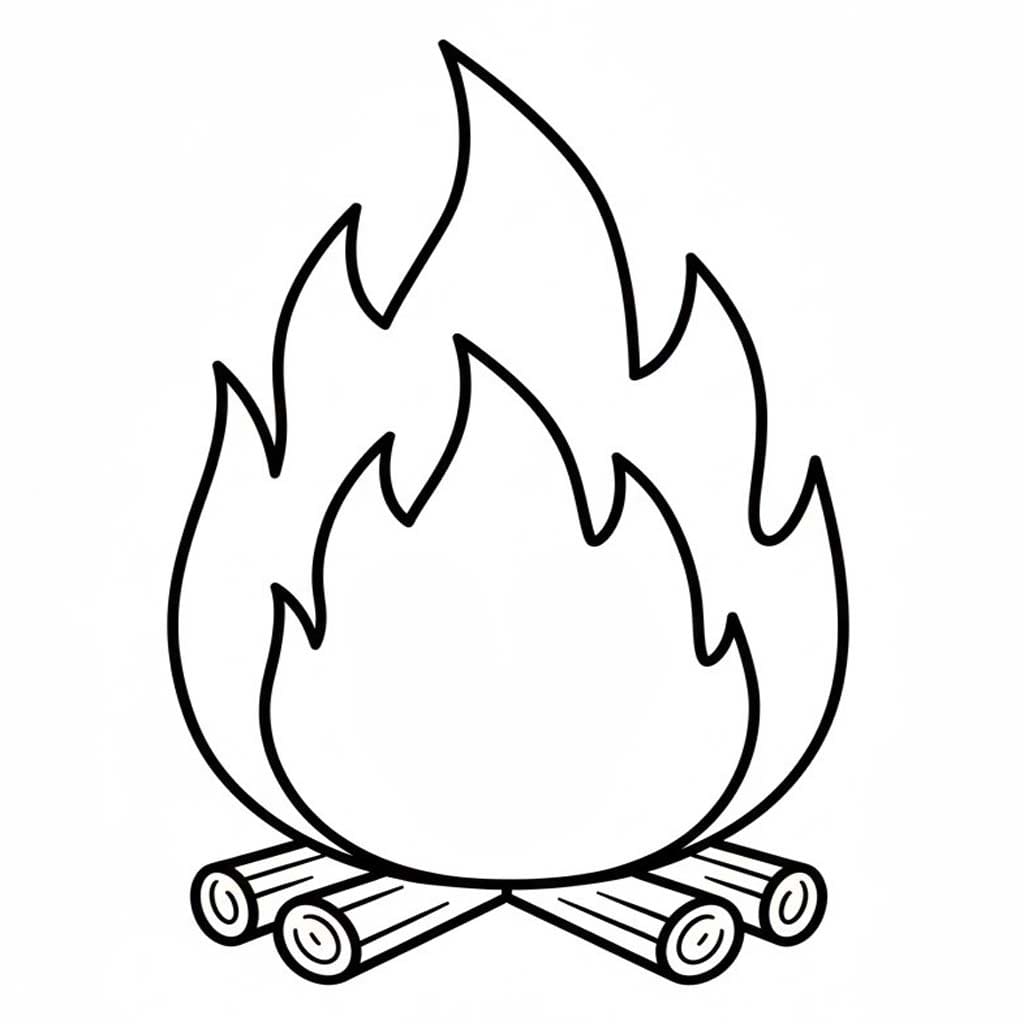 Lagerfeuer kostenlos druckbare