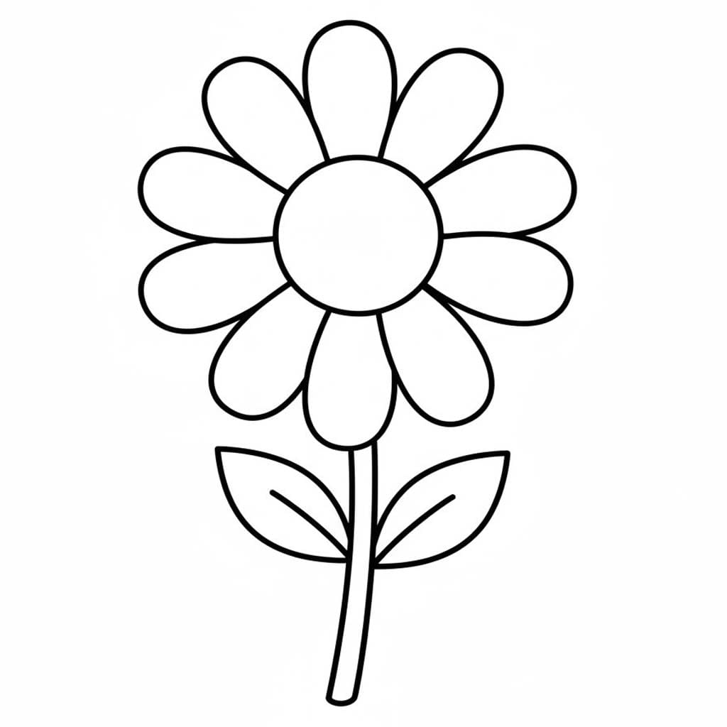 Zeichne Gänseblümchen