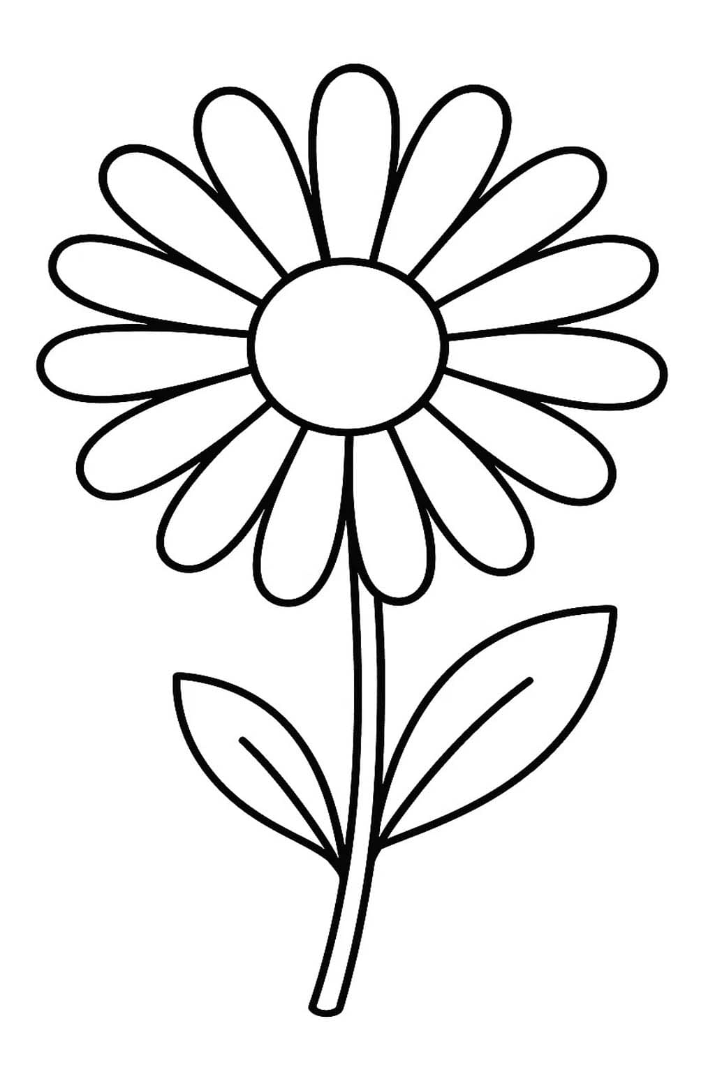 Zeichne Gänseblümchen kostenlos