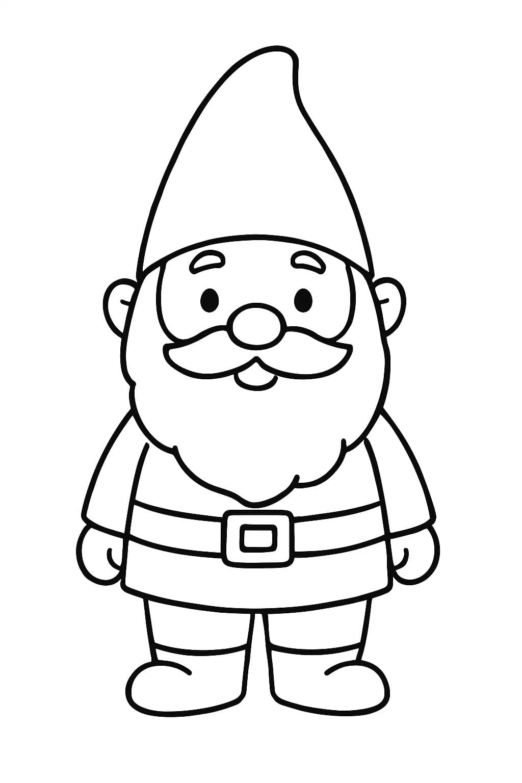 Gnome ausmalbilder