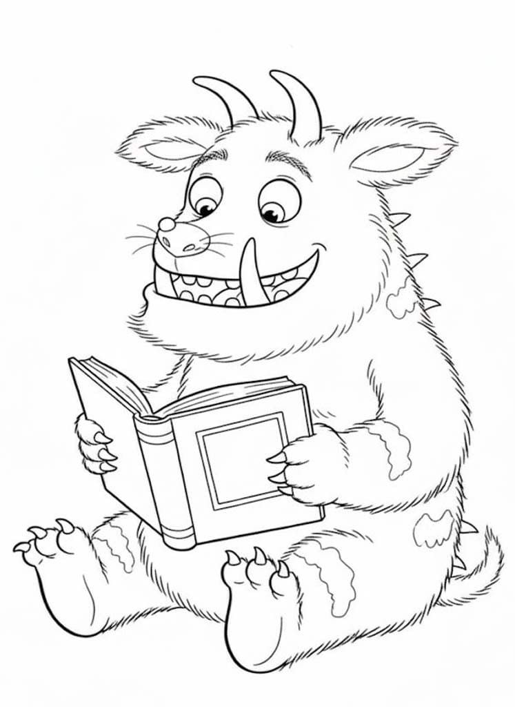 Zeichne Grüffelo kostenlos