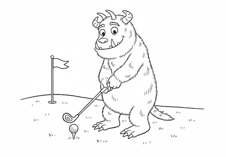 Zeichne Grüffelo kostenlos druckbare