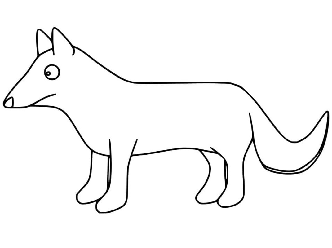 Zeichne Grüffelo kostenlos druckbare basisch