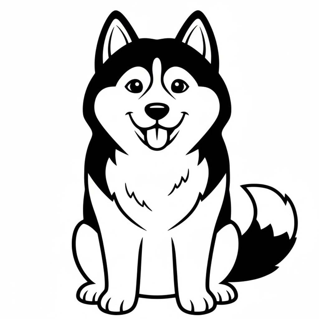 Zeichne Husky 2