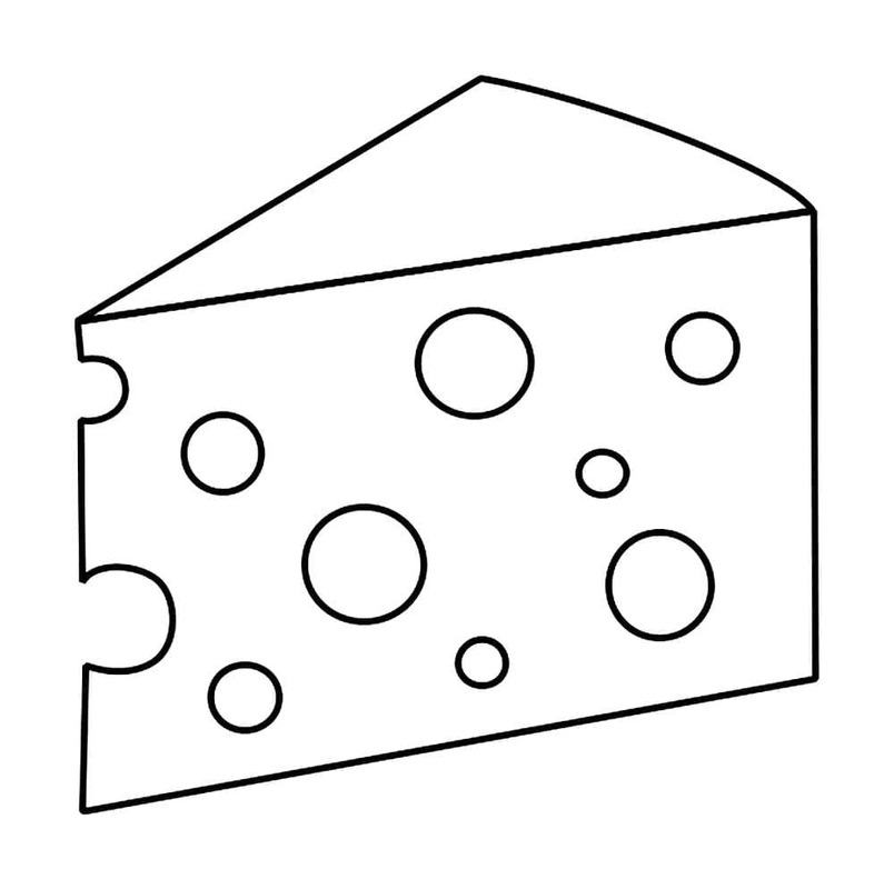 Zeichne Käse druckbare für Kinder