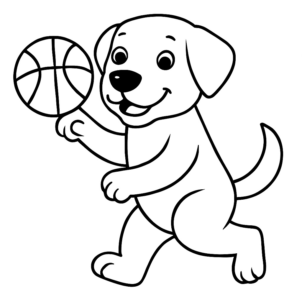 Zeichne Labrador kostenlos