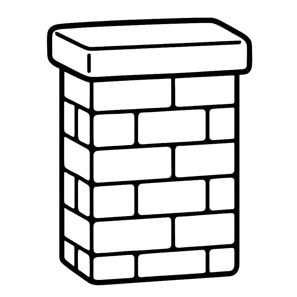 Zeichne Schornstein kostenlos druckbare