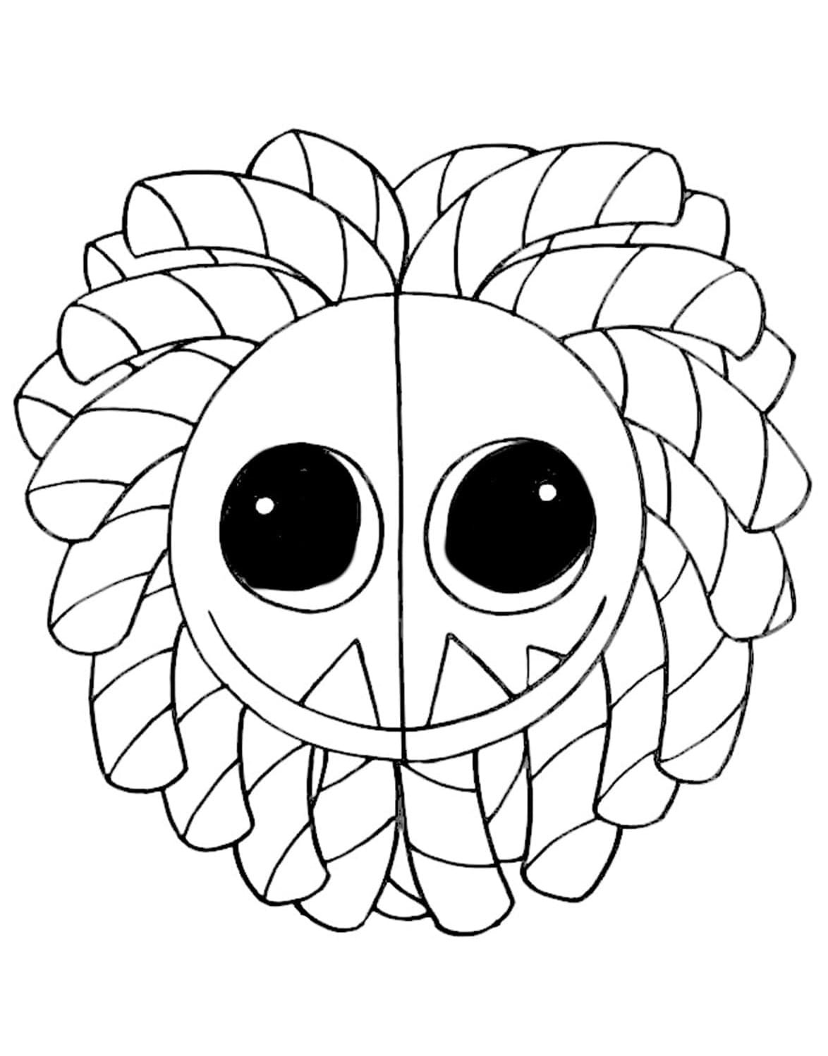 Zeichne Yarnaby druckbare einfach