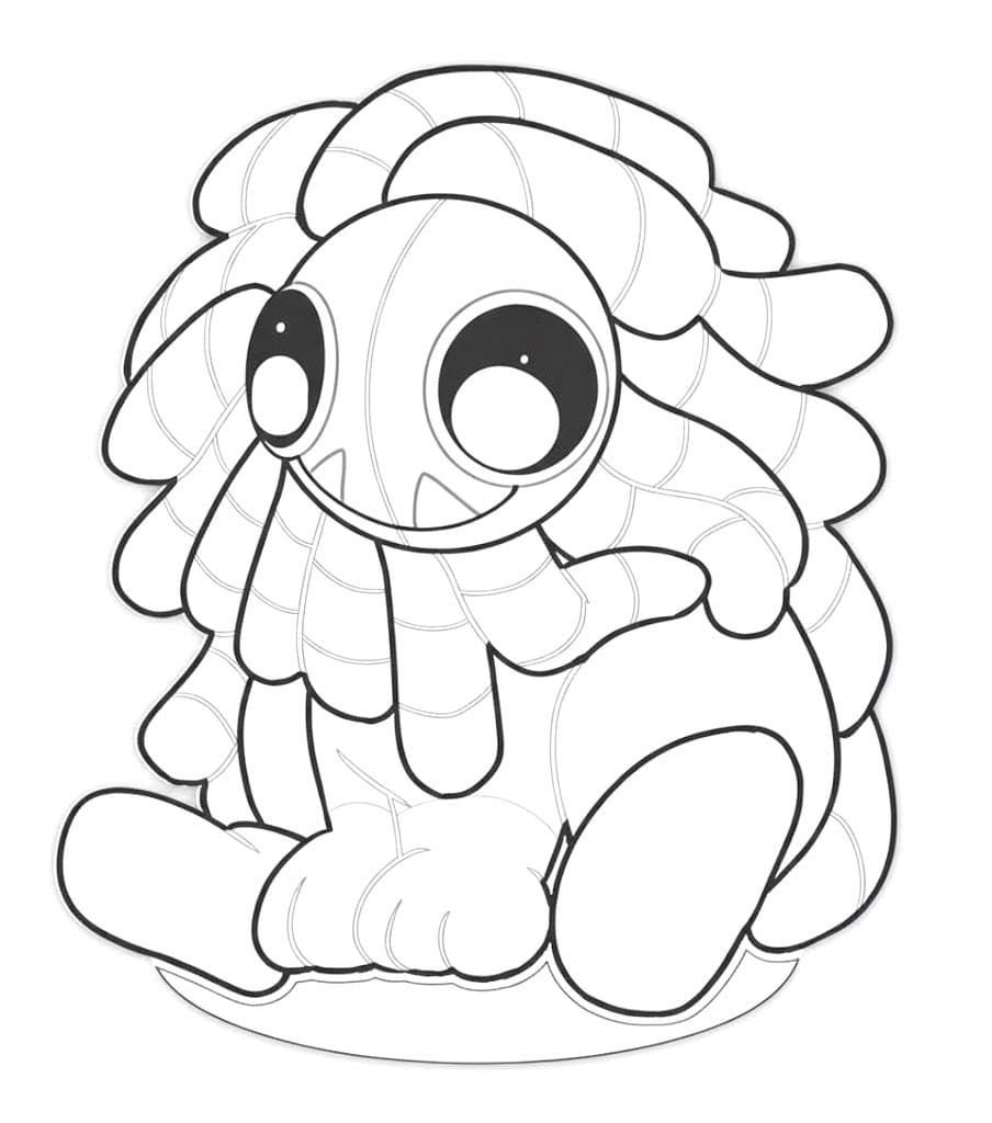 Zeichne Yarnaby druckbare für Kinder