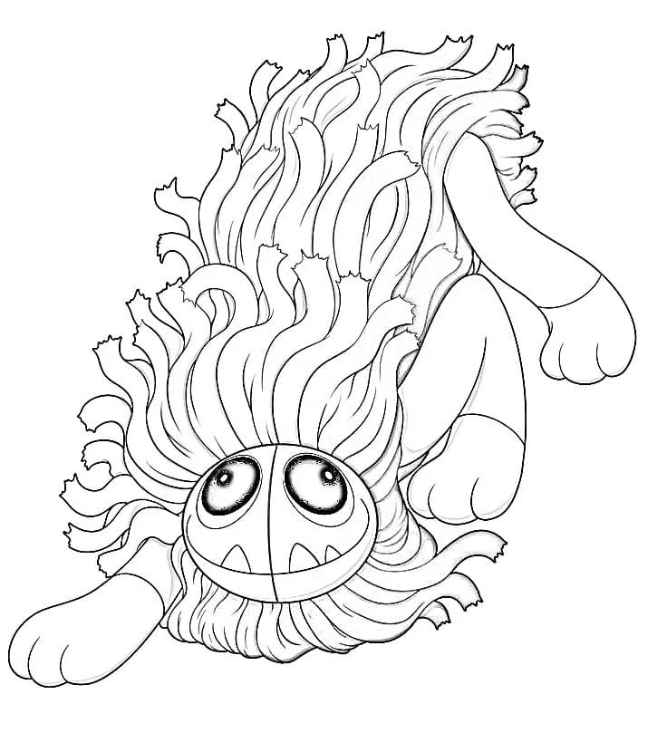 Zeichne Yarnaby druckbare schlicht