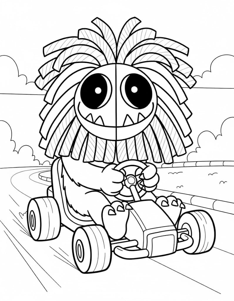 Zeichne Yarnaby für Kinder