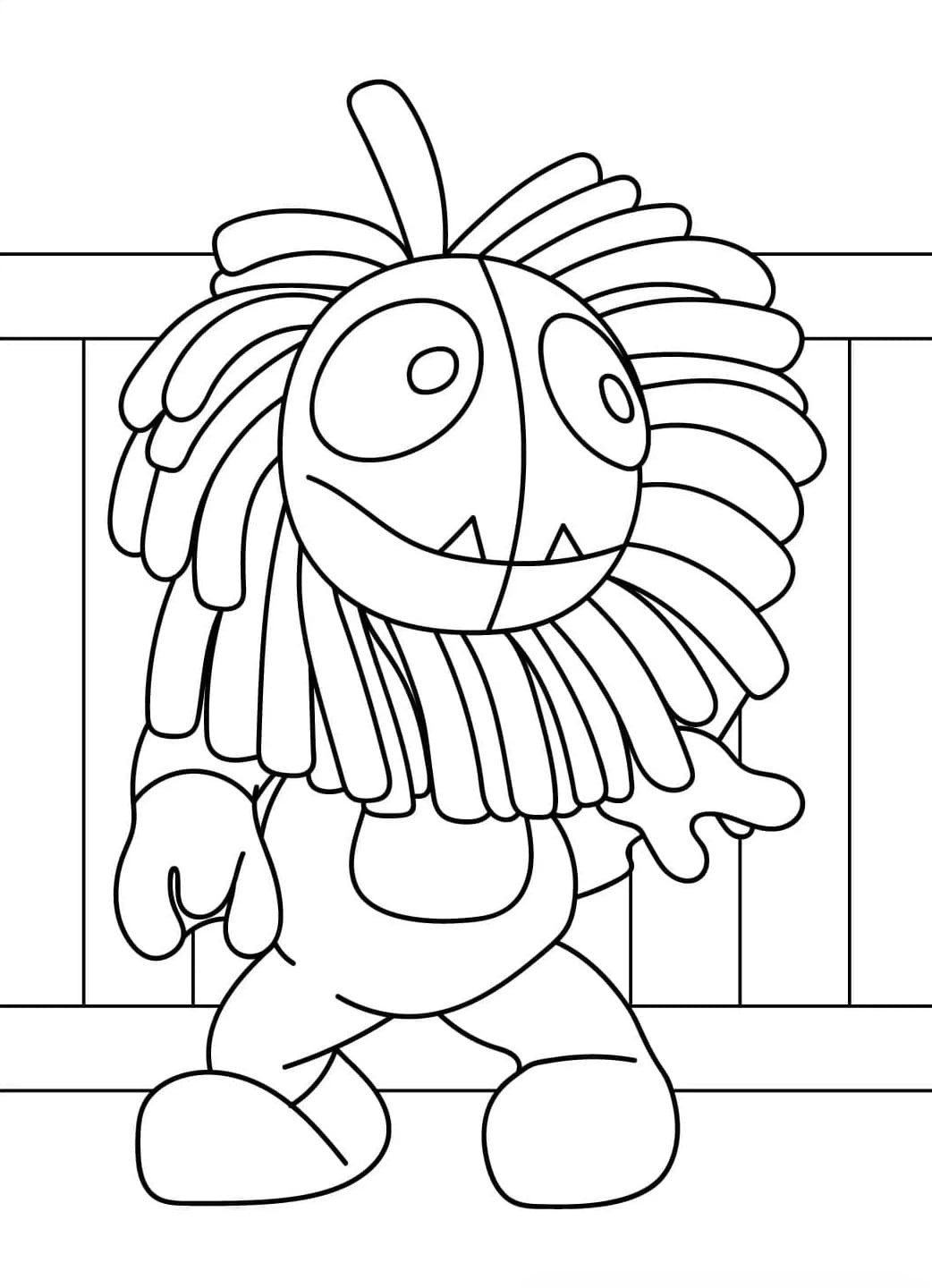 Zeichne Yarnaby kostenlos druckbare schlicht