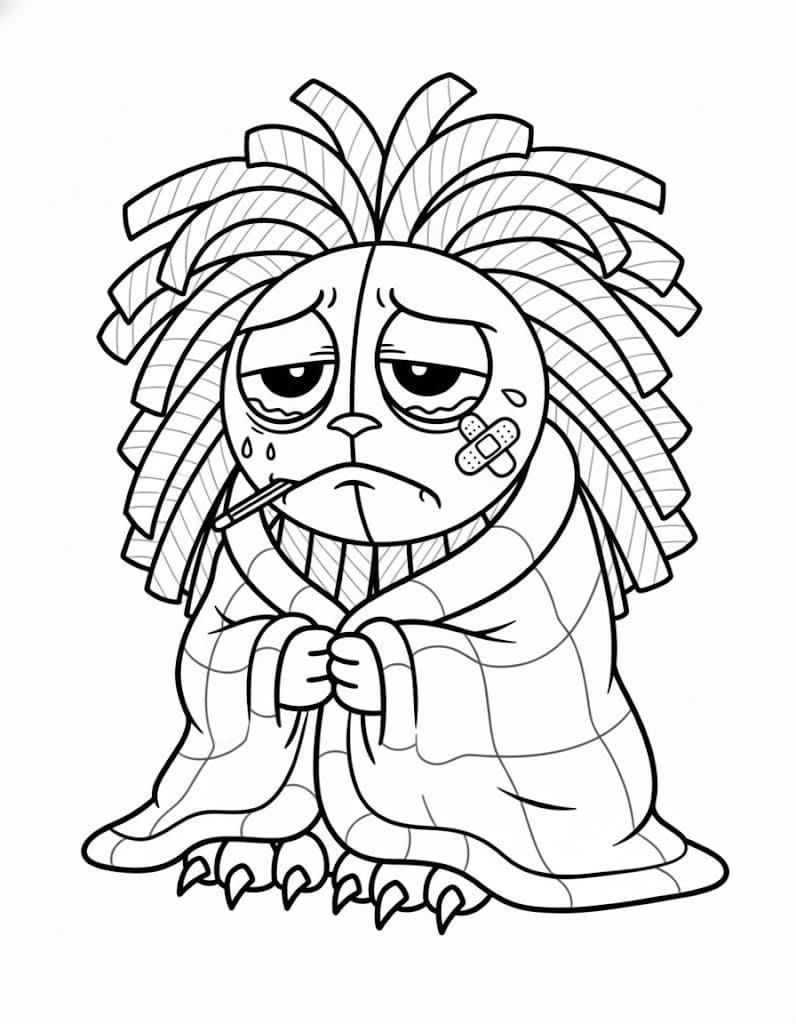 Zeichne Yarnaby kostenlos für Kinder