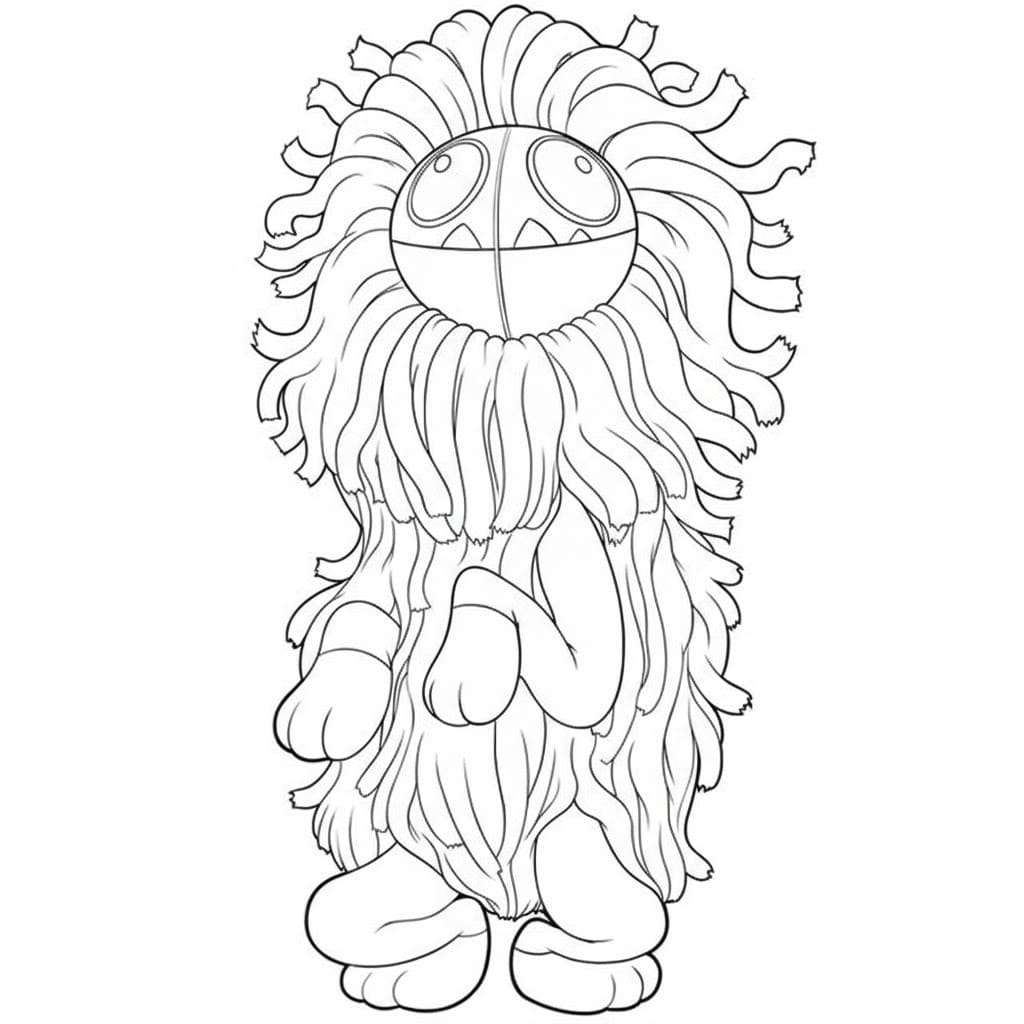 Zeichne Yarnaby schlicht