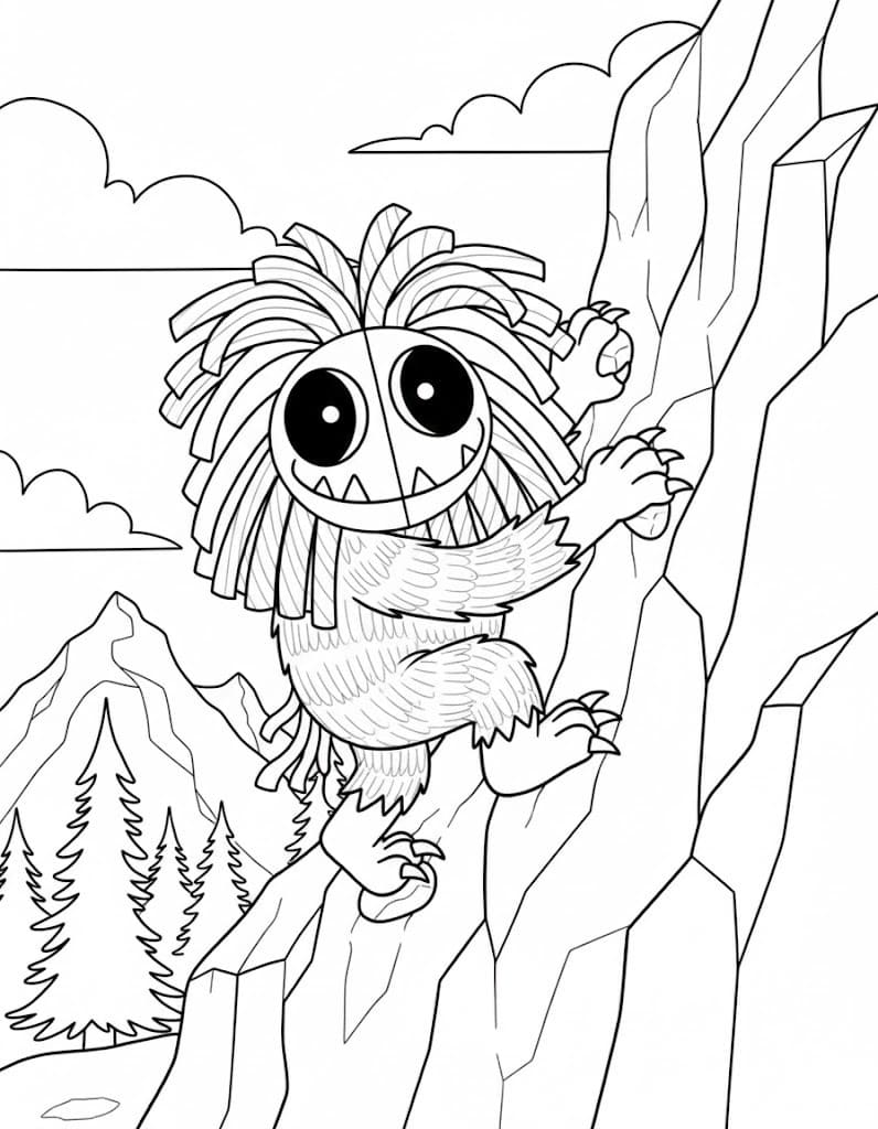 Zeichne Yarnaby zum Ausdrucken