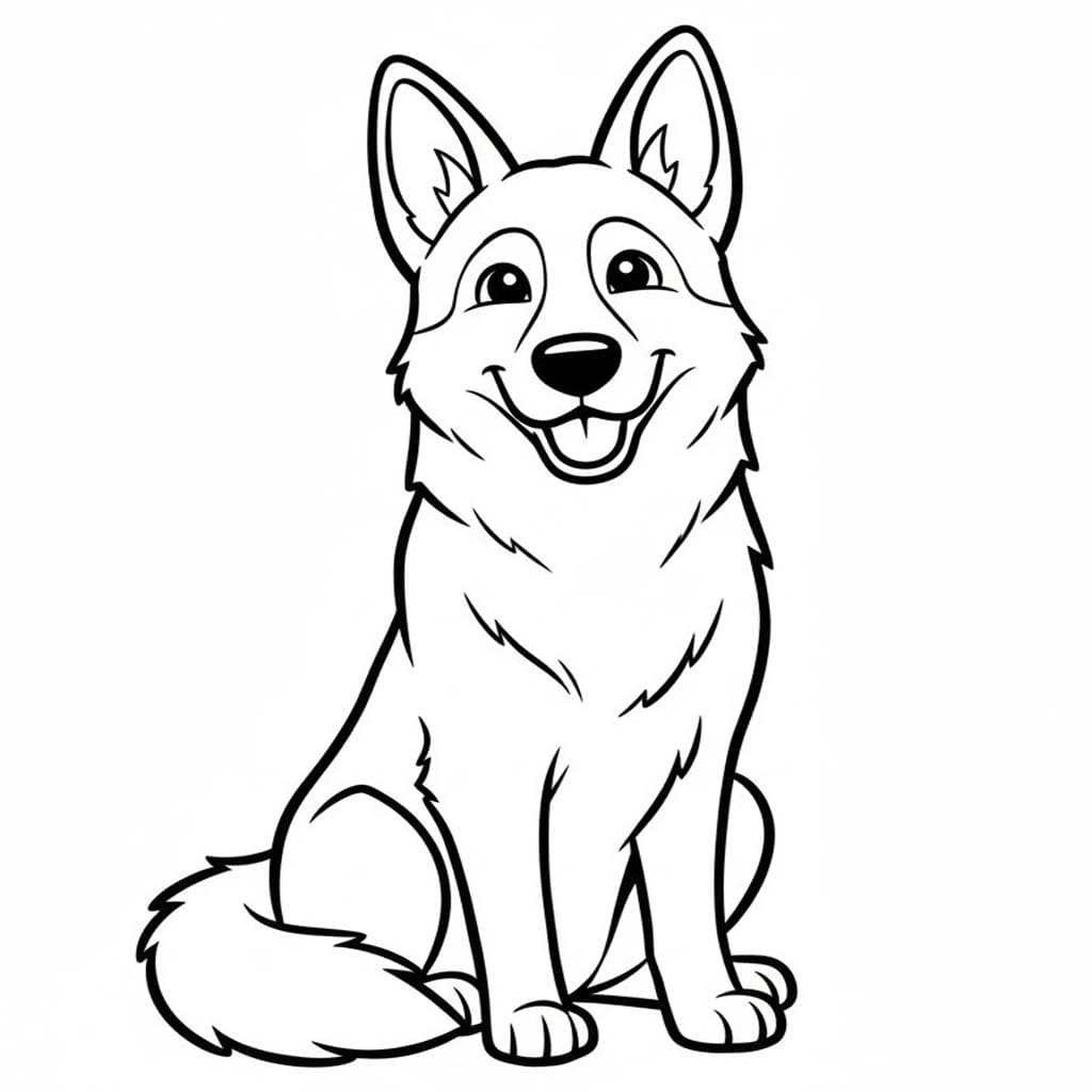 Deutscher Schäferhund kostenlos druckbare