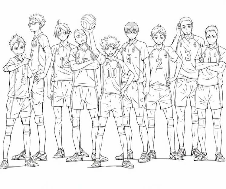 Druckbare Haikyuu