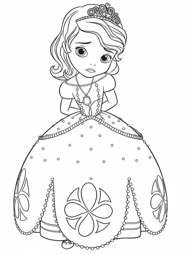 Druckbare Sofia die Erste