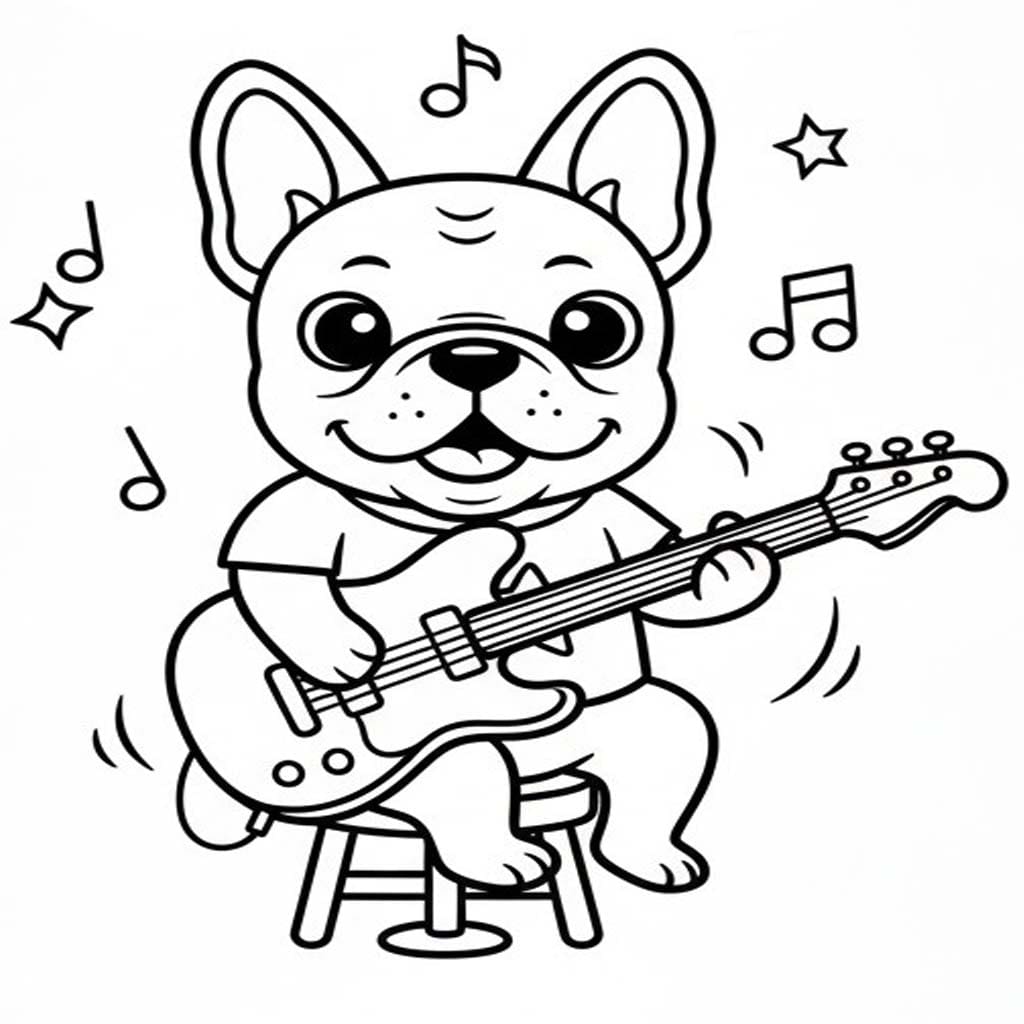 Französische Bulldogge kostenlos druckbare