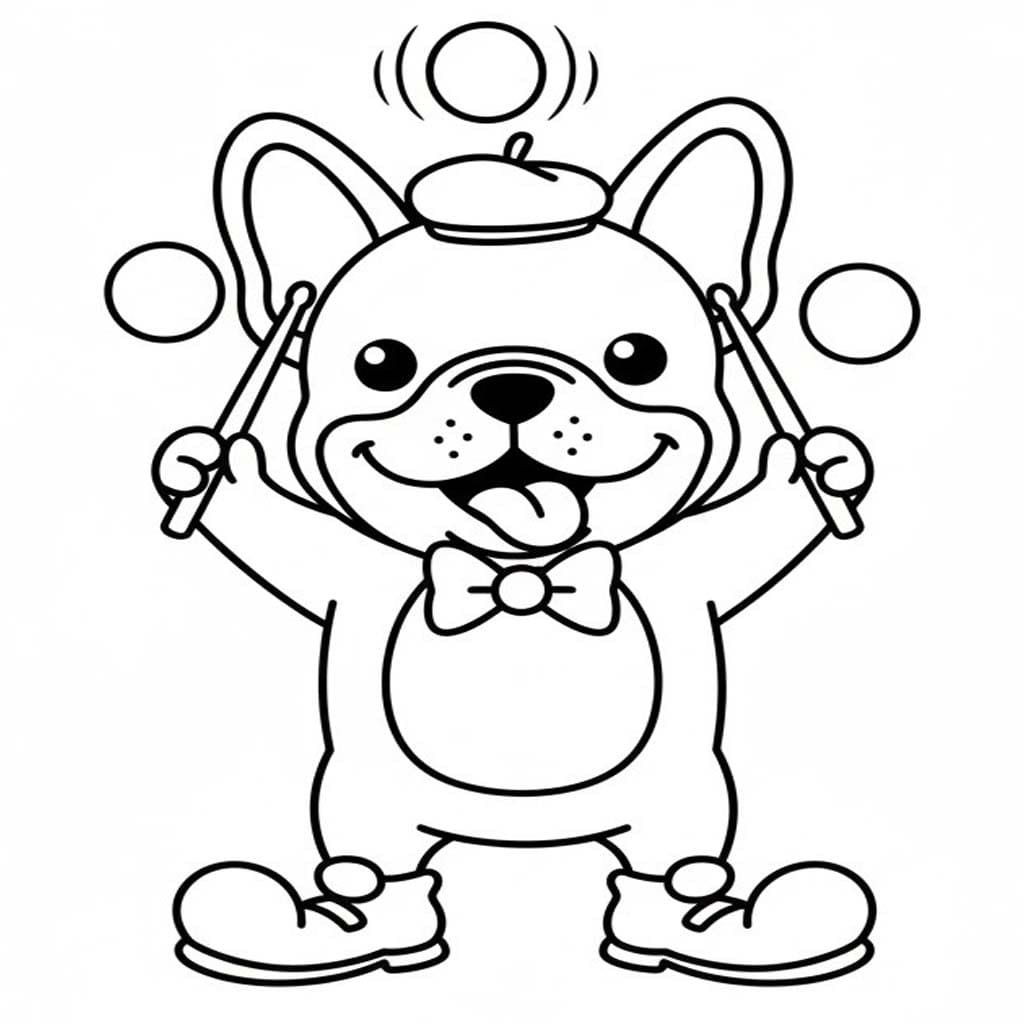 Französische Bulldogge kostenlos schlicht