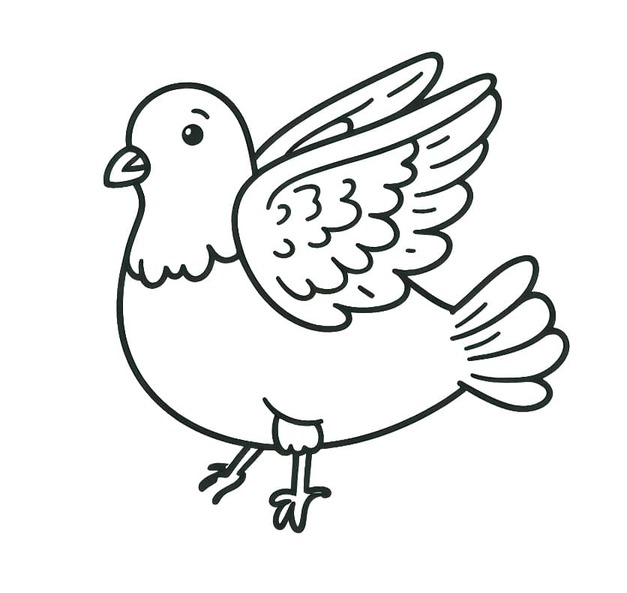 Friedenstaube kostenlos druckbare einfach