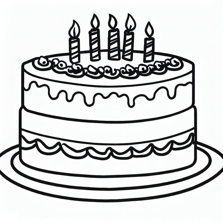 Geburtstagstorten druckbare für Kinder