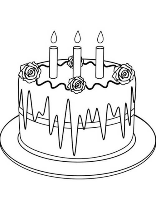 Geburtstagstorten druckbare schlicht