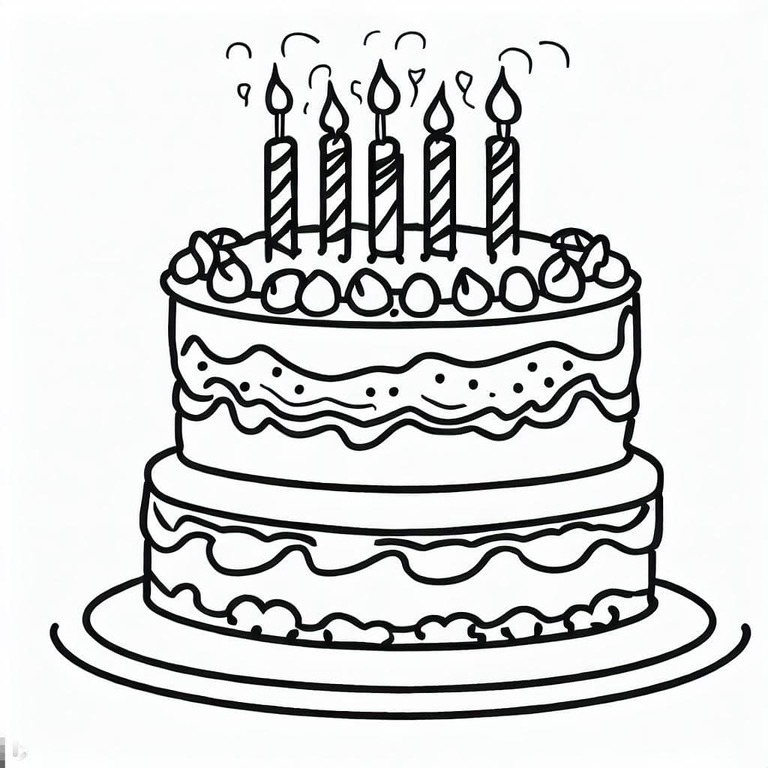Geburtstagstorten kostenlos druckbare für Kinder
