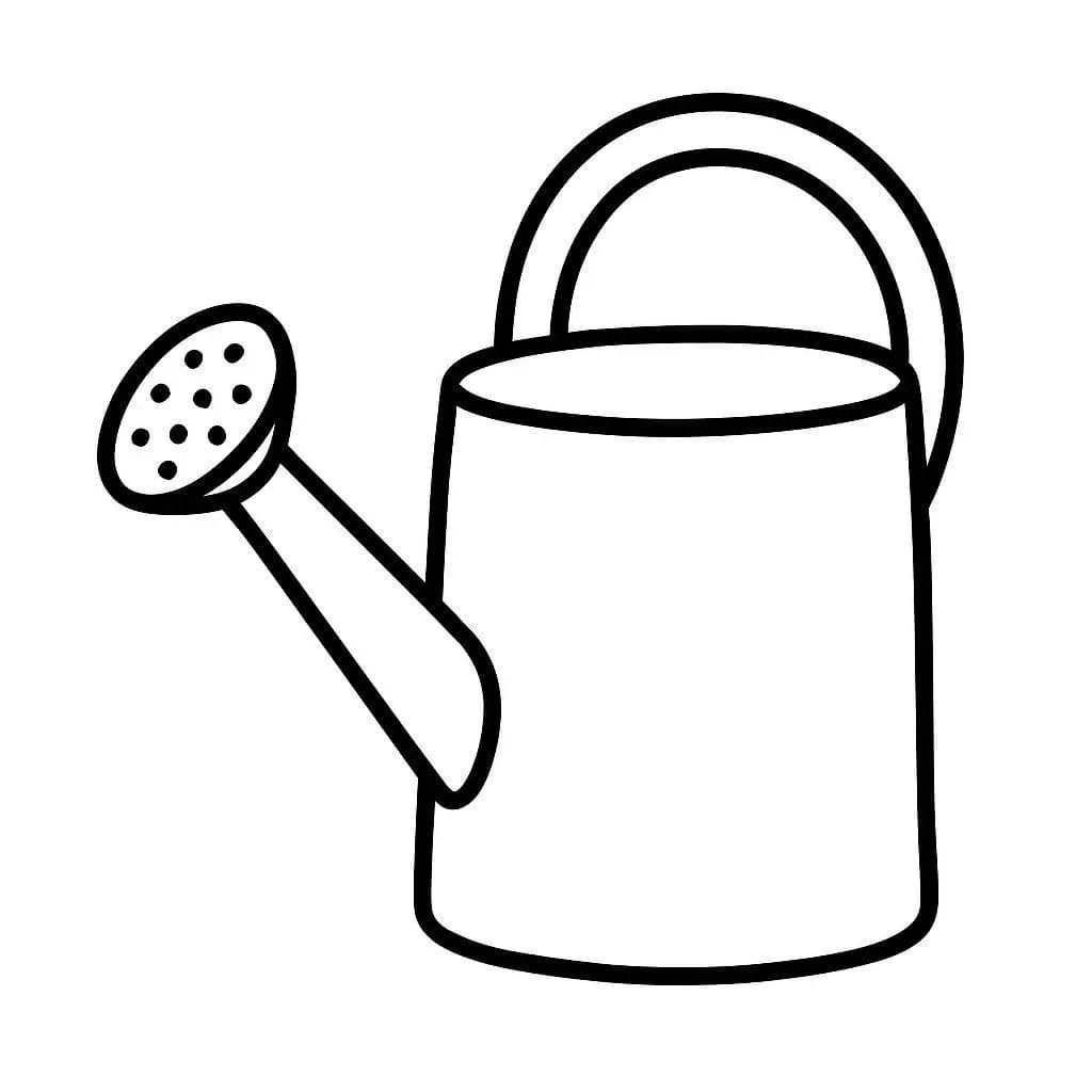 Gießkanne druckbare einfach