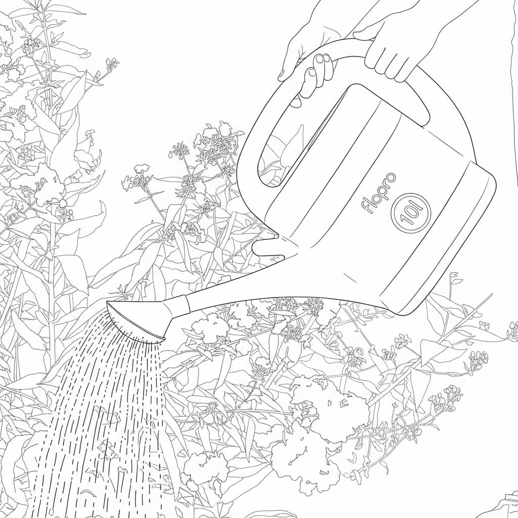 Gießkanne kostenlos druckbare