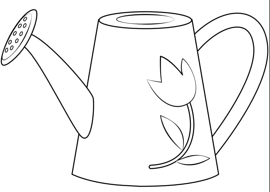 Gießkanne kostenlos druckbare einfach
