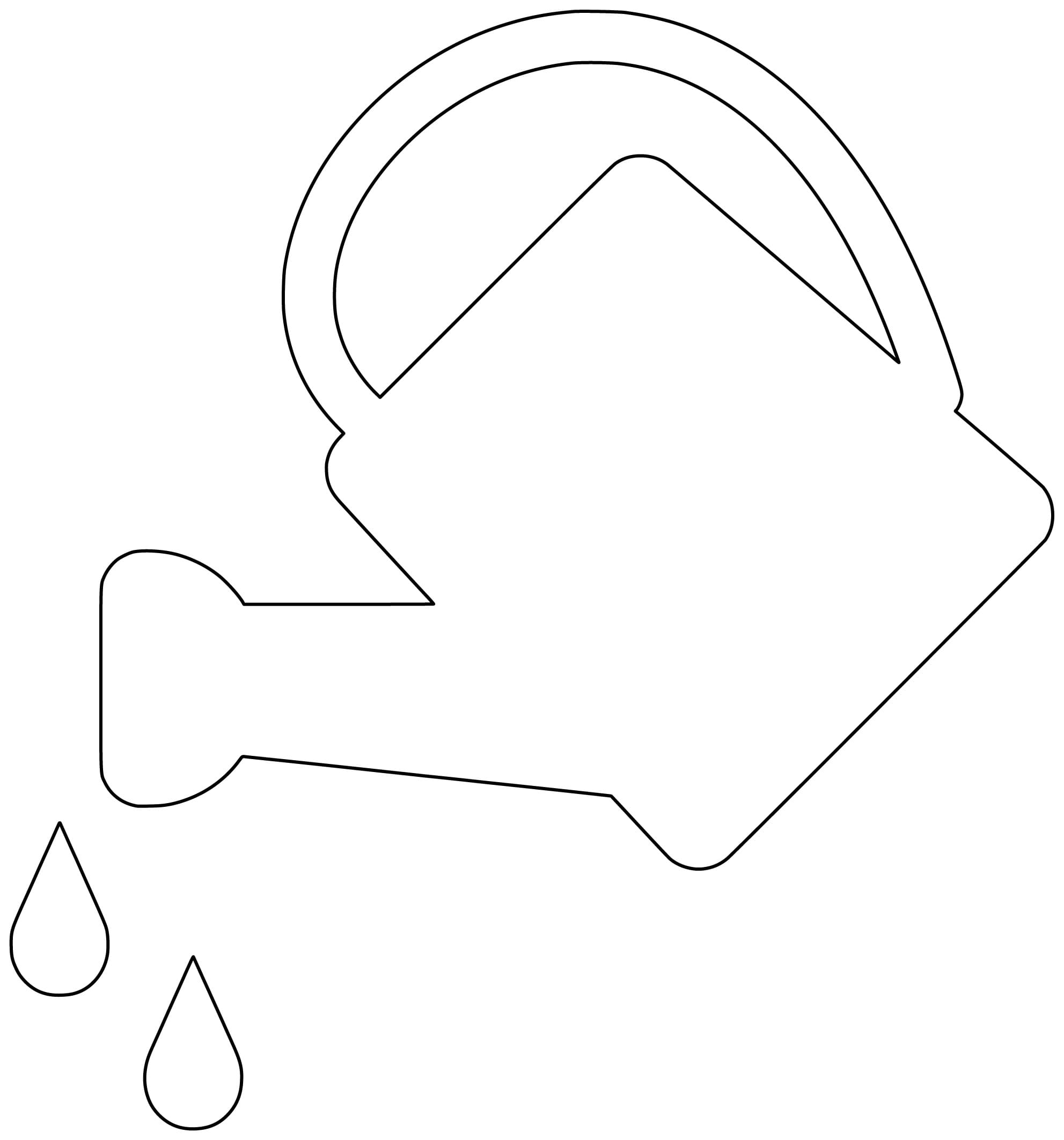 Gießkanne kostenlos einfach