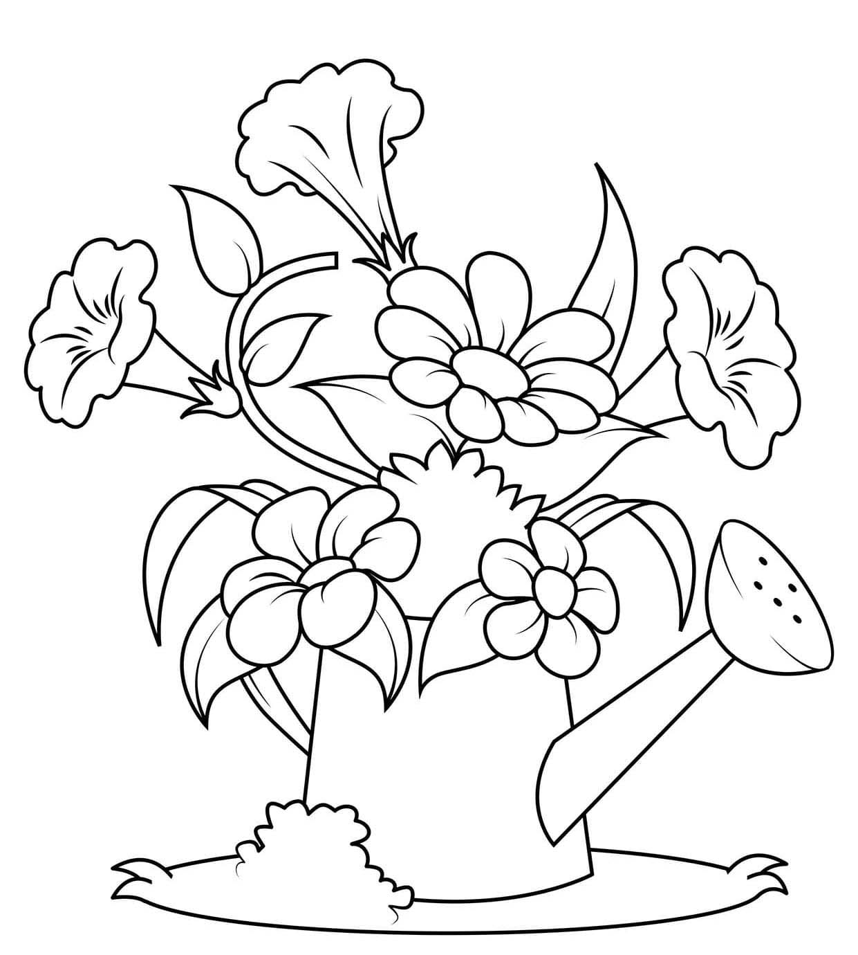 Gießkanne kostenlos schlicht