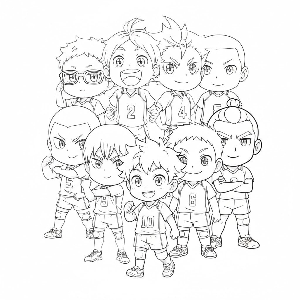 Haikyuu druckbare