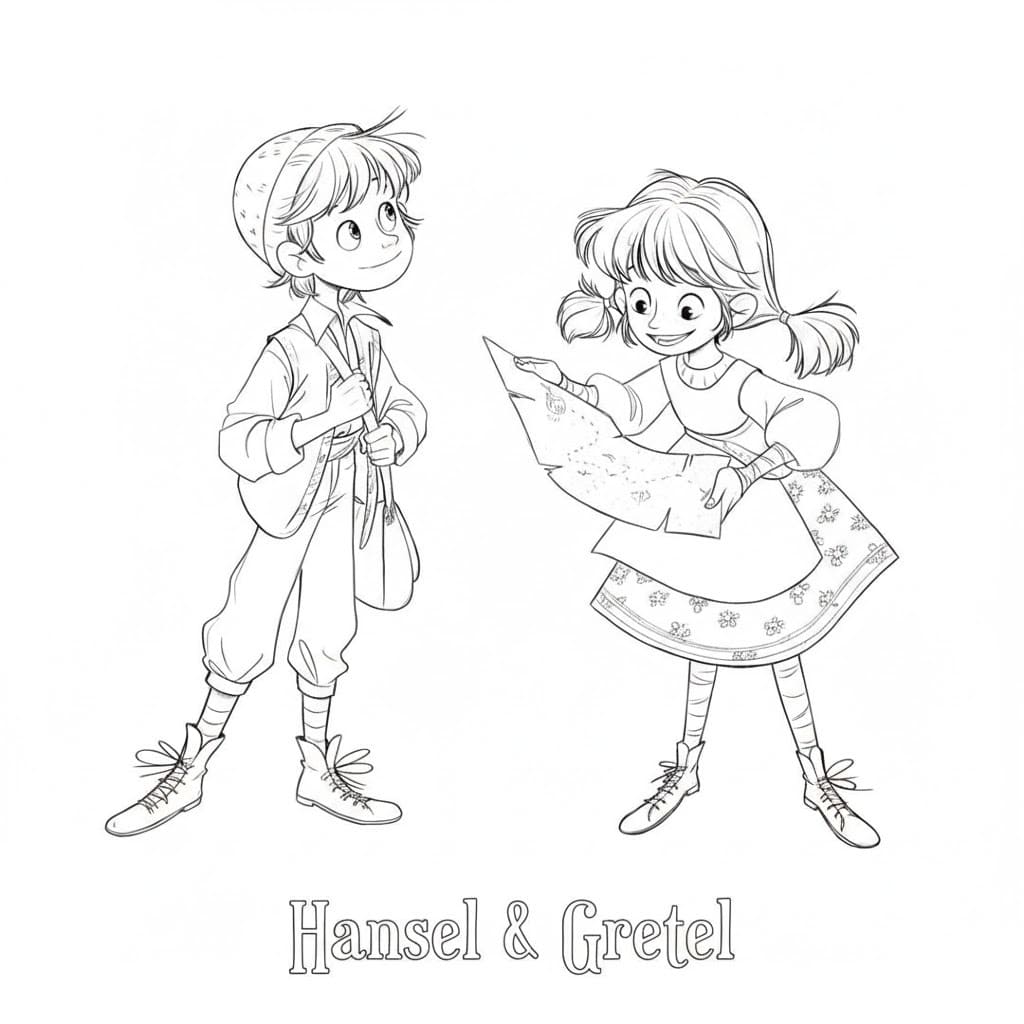 Hänsel und Gretel kostenlos für Kinder