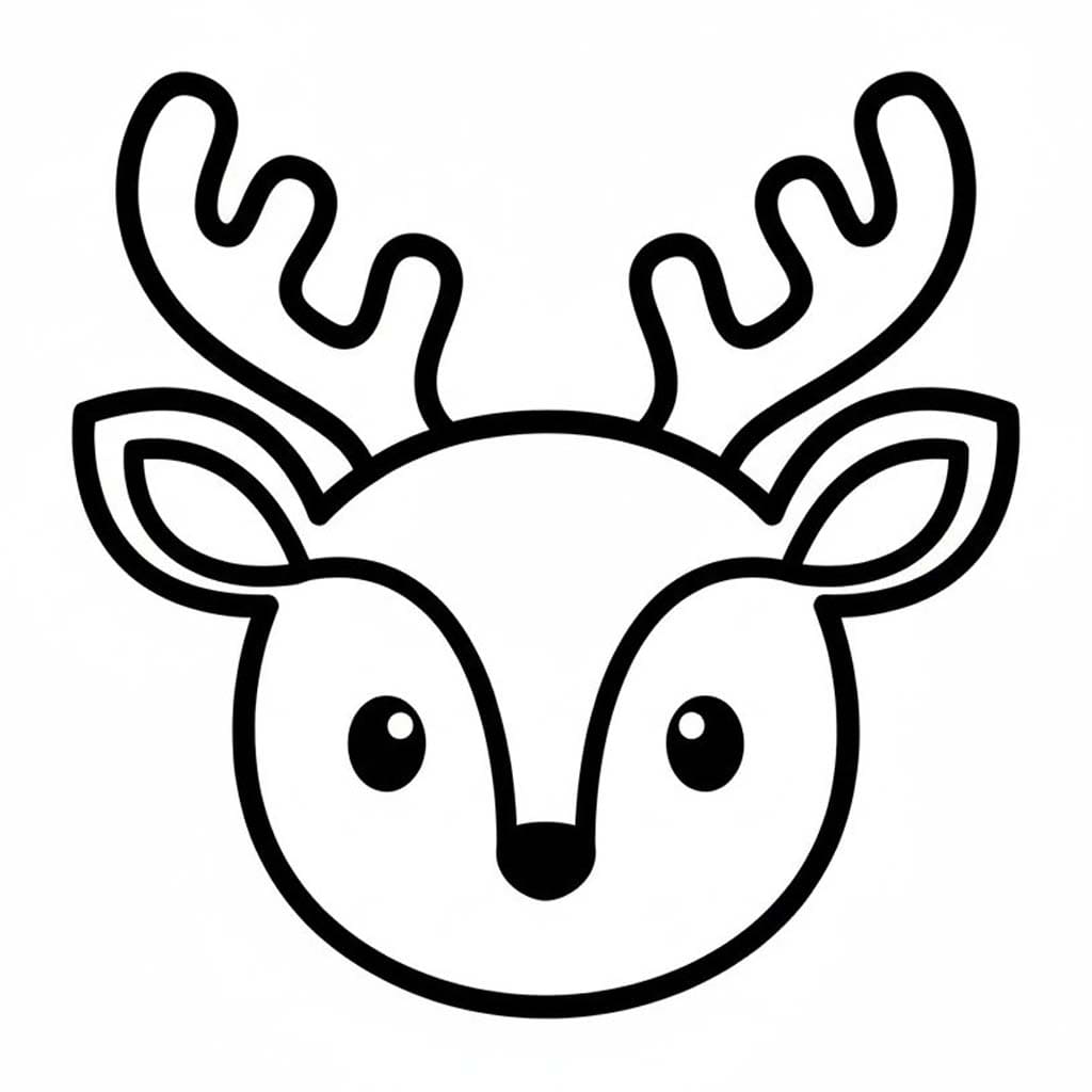 Hirschkopf druckbare