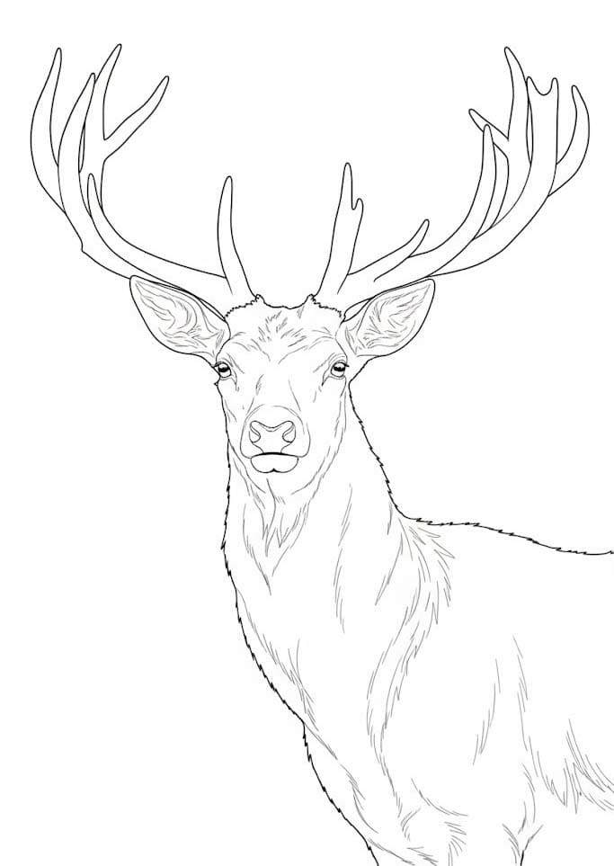 Hirschkopf für Kinder