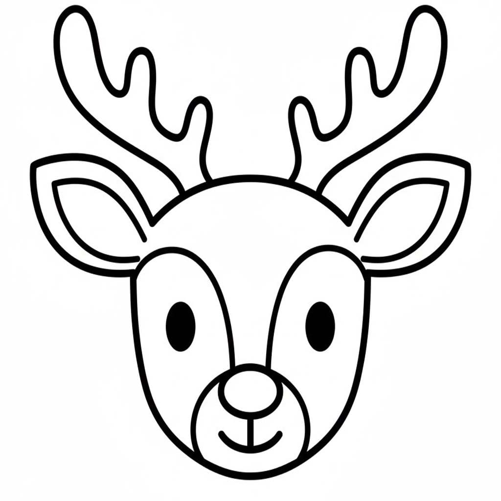 Hirschkopf kostenlos druckbare