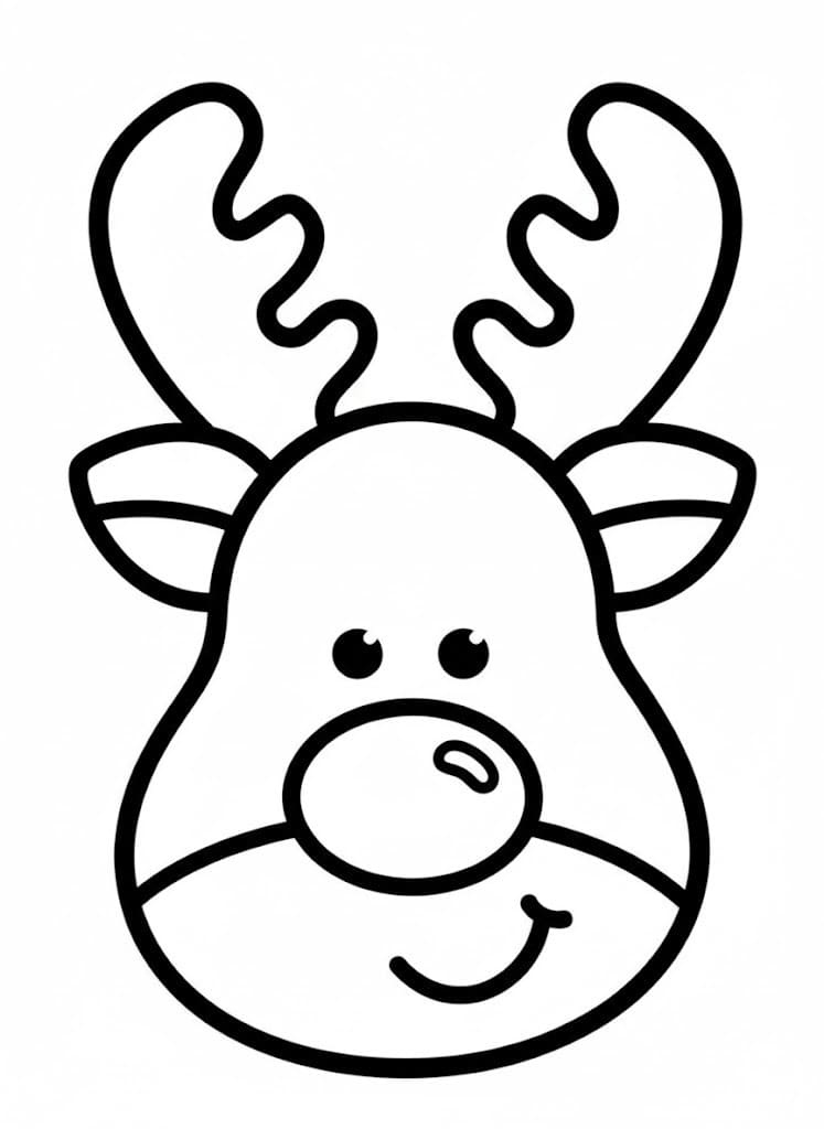 Hirschkopf kostenlos für Kinder