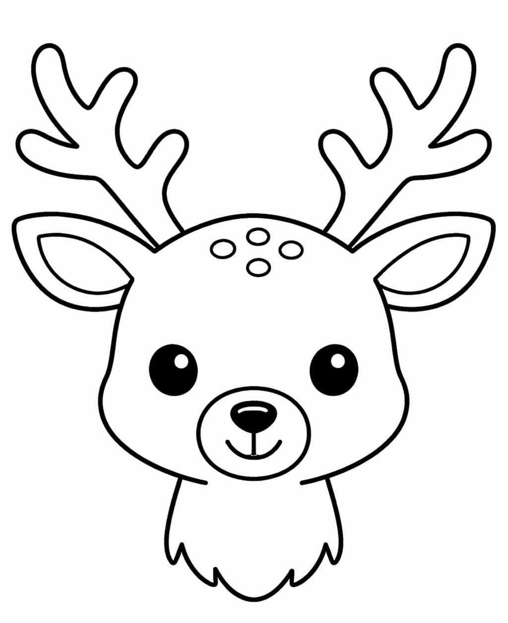 Hirschkopf kostenlos schlicht