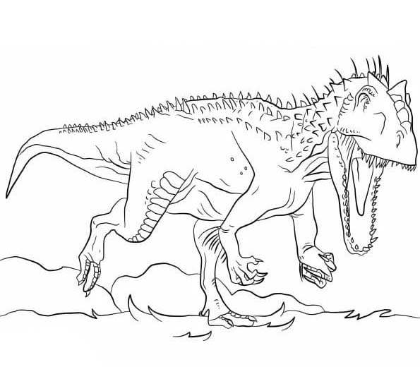 Indominus Rex druckbare für Kinder