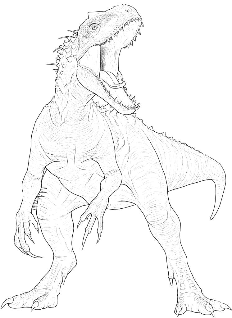 Indominus Rex kostenlos druckbare